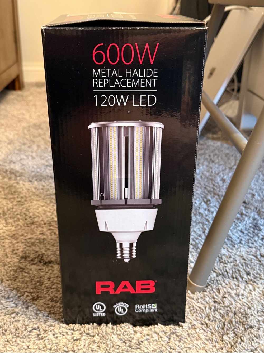 120W LED Metal Halide Replacement - White